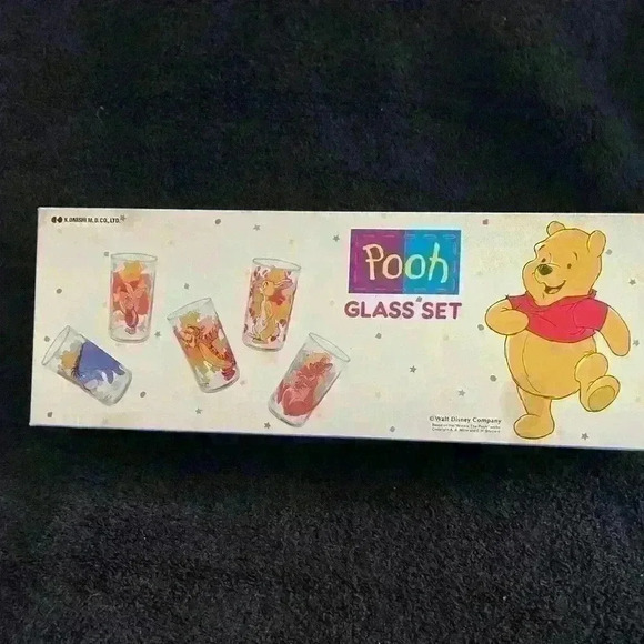 Disney Other - Vintage Disney’s Winnie the Pooh glass set. NWOT